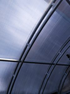 Двойная труба арочной теплицы